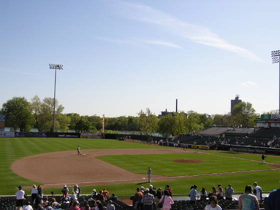 A view of the Delaware River - Waterfront Park