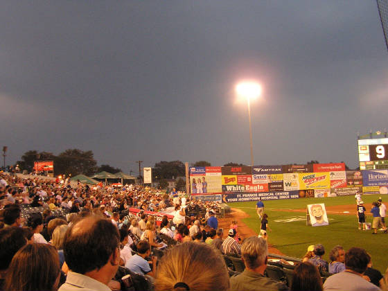 Looking back at the full stands - Trenton NJ