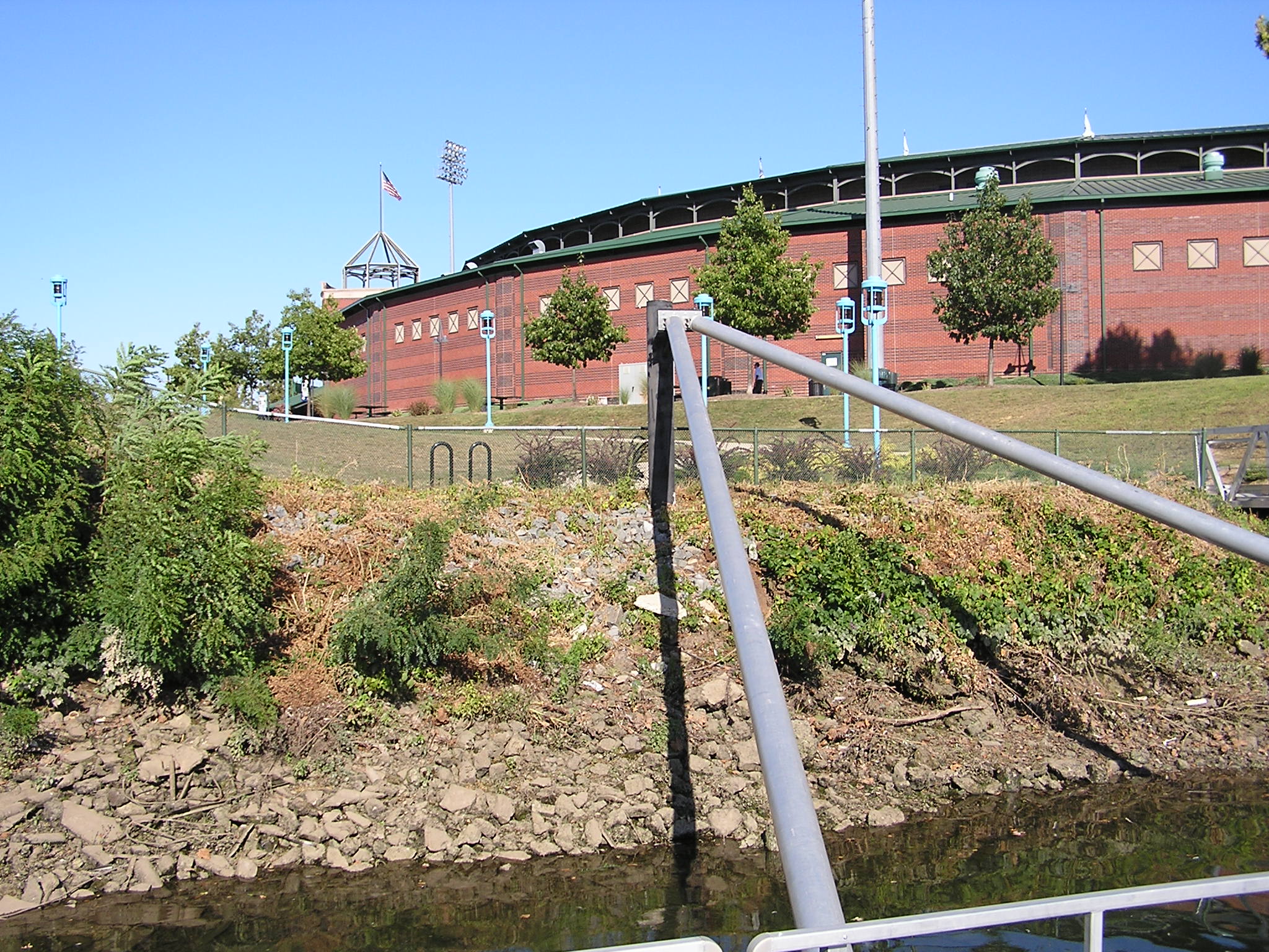 Waterfront Park from the River - Trenton, NJ