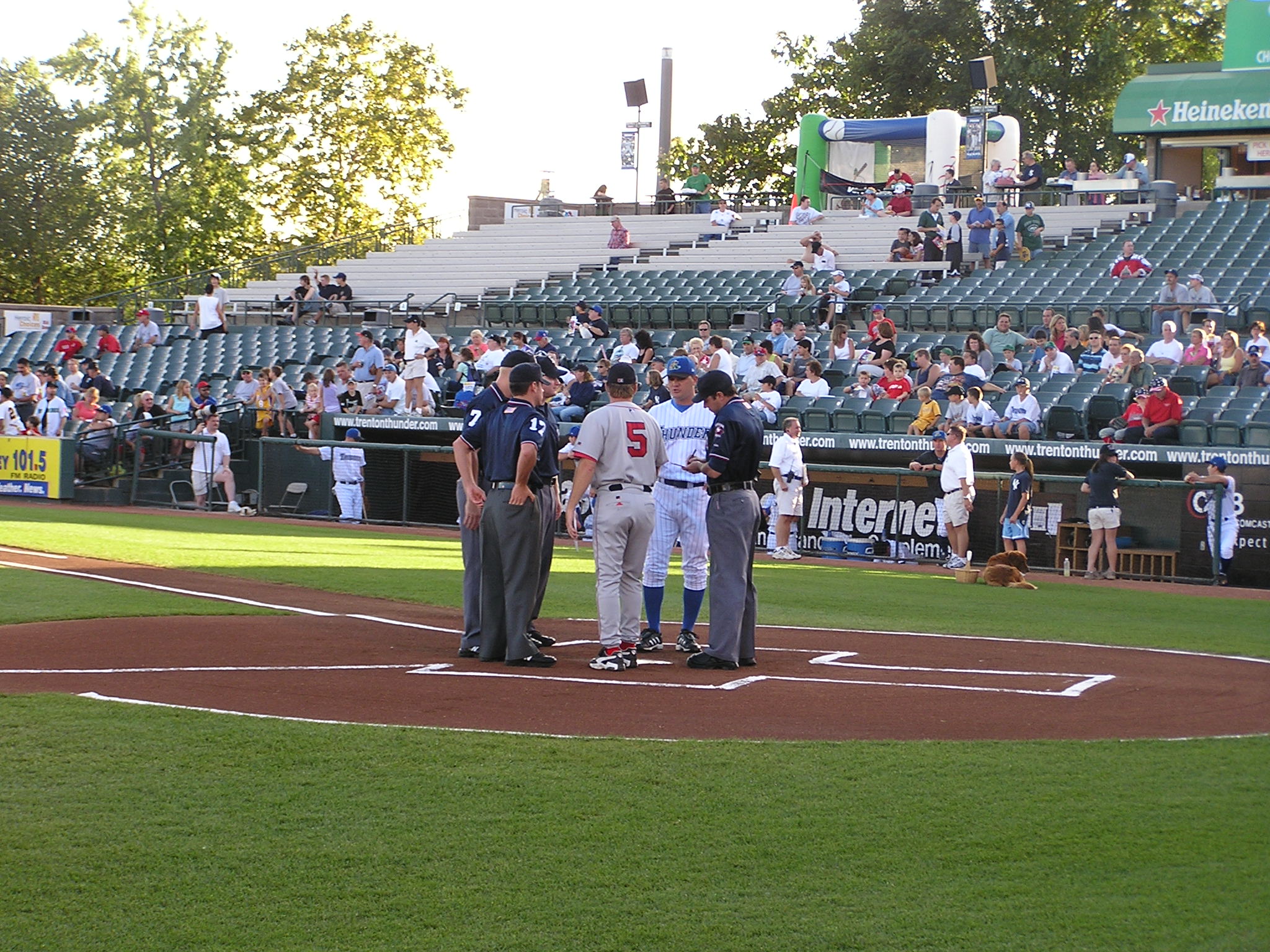 Exchanging the Line Up Cards - Waterfront Park