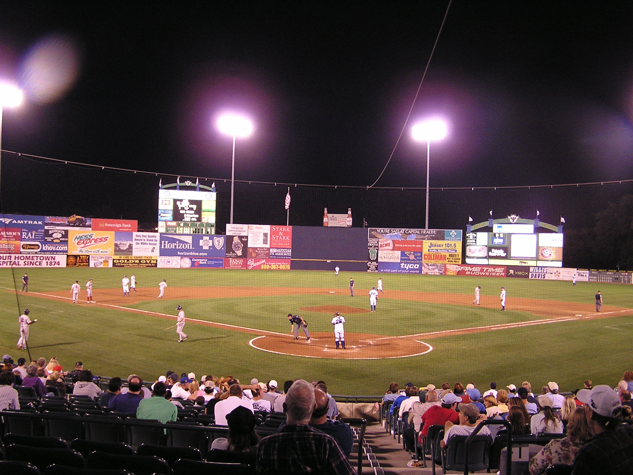 Nightfall at Waterfront Park, Trenton NJ